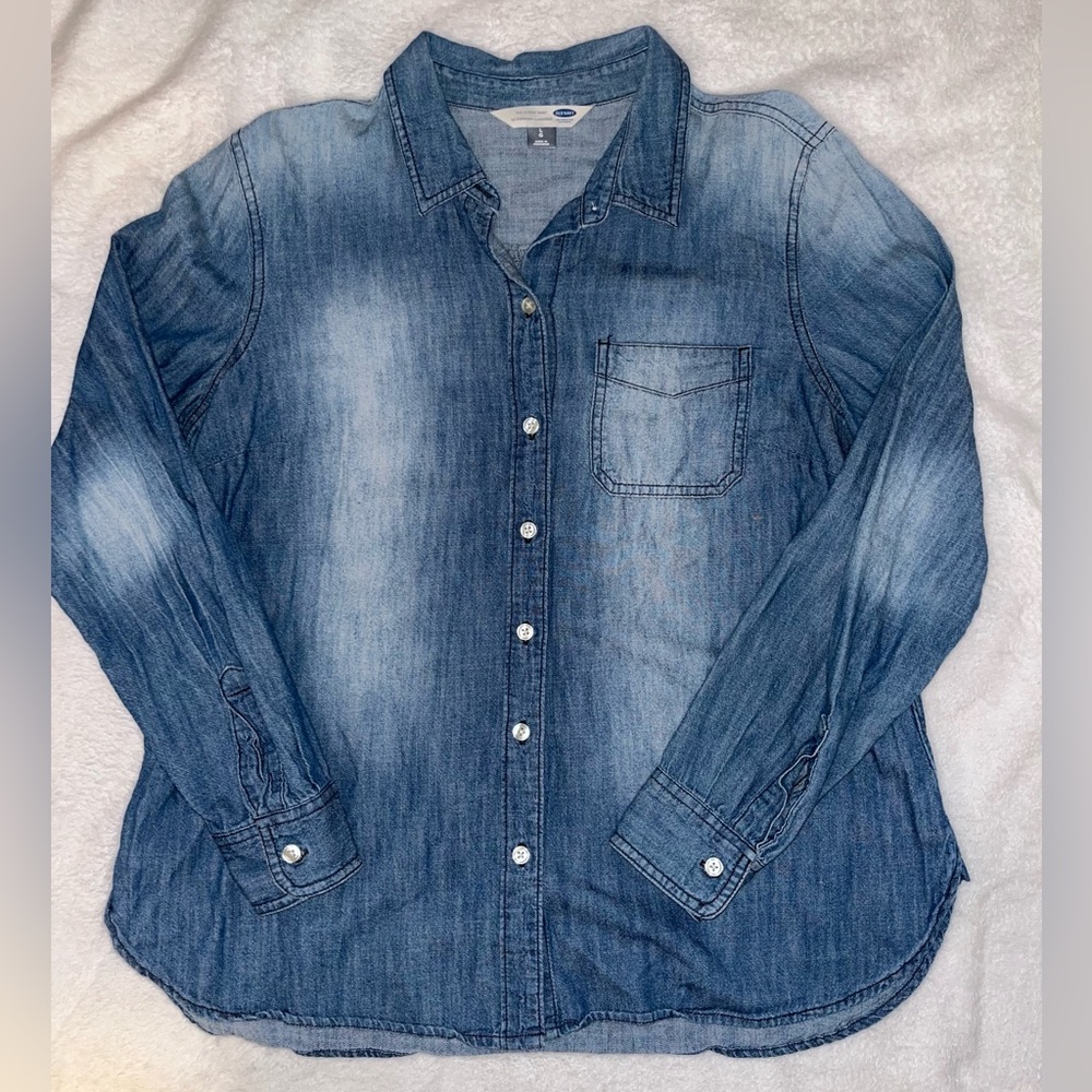 Old Navy Denim Button Up